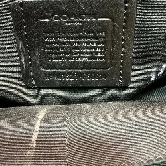 Coach Brown and Black Signature Backpack - Picture 8 of 9